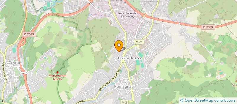 localisation de l'entreprise IVALTA  ROMAGNAT