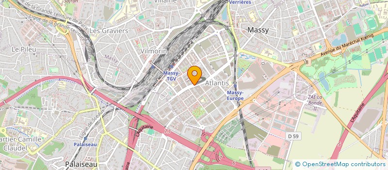 localisation de l'entreprise IVALUA à MASSY