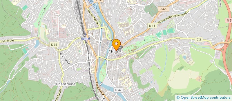 localisation de l'entreprise IVALUA  EPINAL