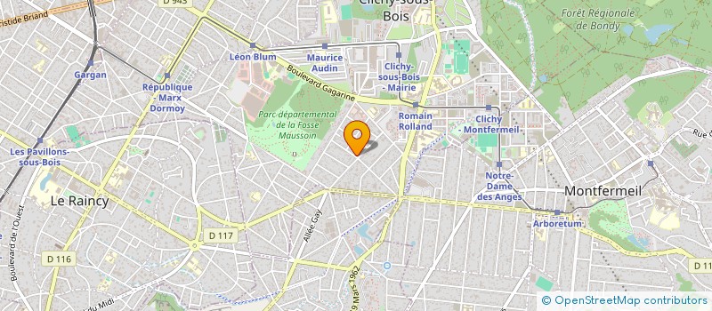localisation de l'entreprise IVAN AUTO à CLICHY-SOUS-BOIS