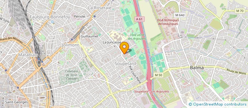 localisation de l'entreprise IVAN MENUISERIE SERRURERIE  TOULOUSE