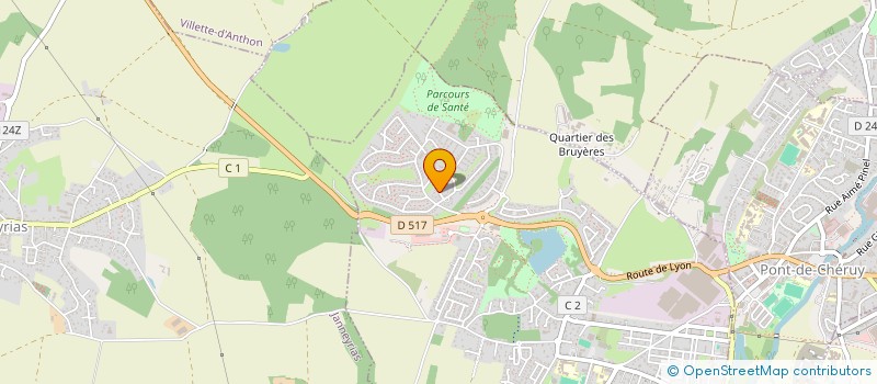 localisation de l'entreprise IVANA  CHARVIEU-CHAVAGNEUX