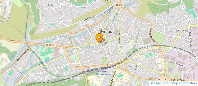 localisation de l'entreprise IVANN à EVREUX