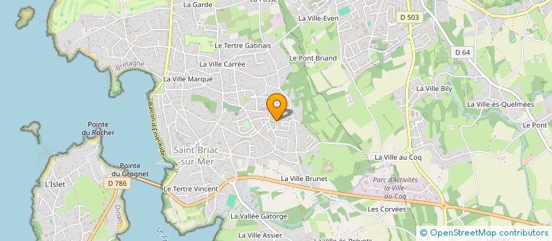 localisation de l'entreprise IVANO  SAINT-BRIAC-SUR-MER