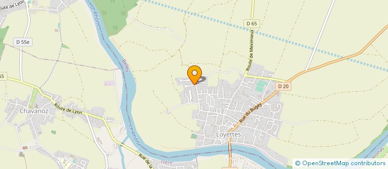 localisation de l'entreprise IVANOE ASSAINISSEMENT à LOYETTES