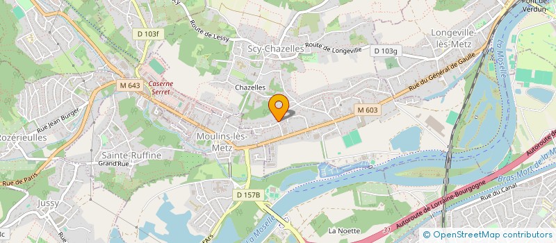 localisation de l'entreprise IVANOIS  SCY-CHAZELLES