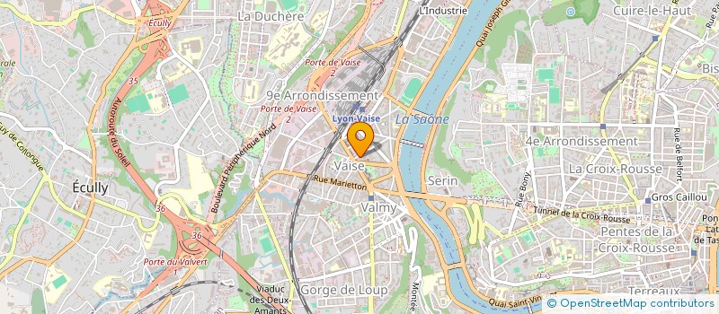 localisation de l'entreprise IVANOR à LYON