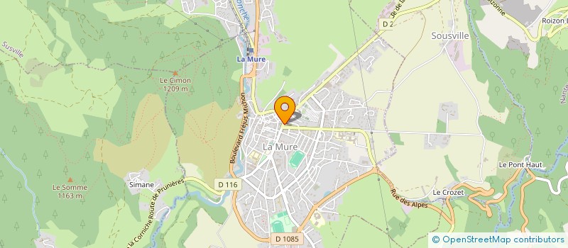 localisation de l'entreprise IVANOSTEO  LA MURE