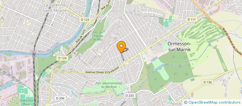 localisation de l'entreprise IVANOVIC 94  ORMESSON-SUR-MARNE