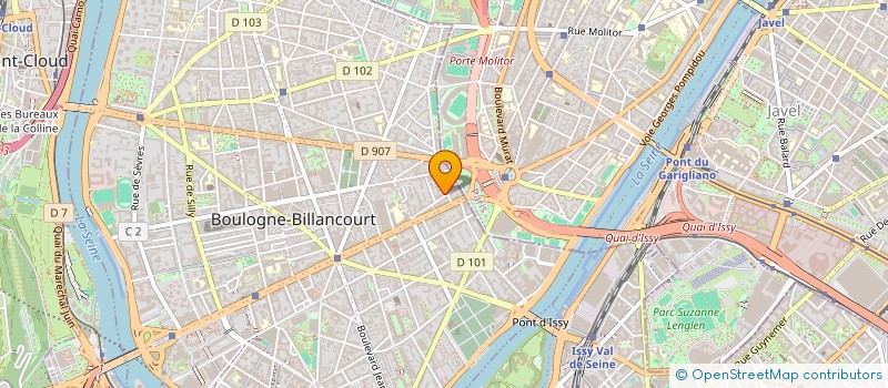 localisation de l'entreprise IVAPROBAT à BOULOGNE-BILLANCOURT