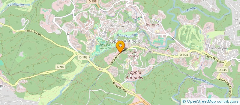 localisation de l'entreprise IVASCULAR FRANCE à VALBONNE