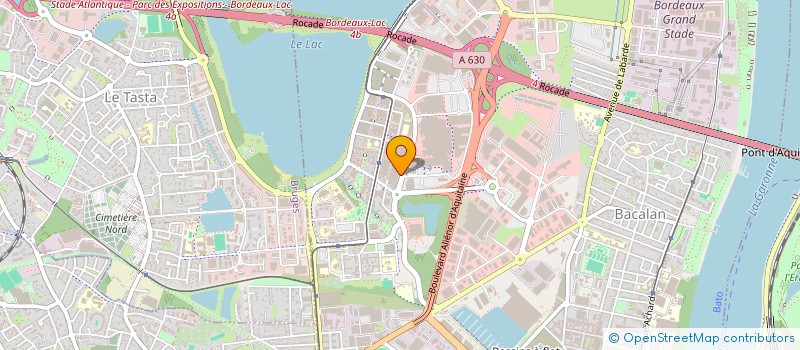 localisation de l'entreprise IVAZIO à BORDEAUX