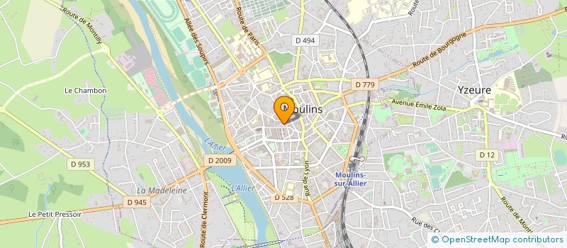 localisation de l'entreprise IVE EVOLUTION à MOULINS