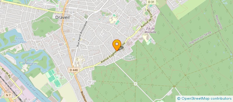 localisation de l'entreprise IVEA GROUP à DRAVEIL