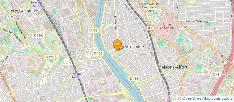 localisation de l'entreprise IVEA RENOV GROUPE à ALFORTVILLE