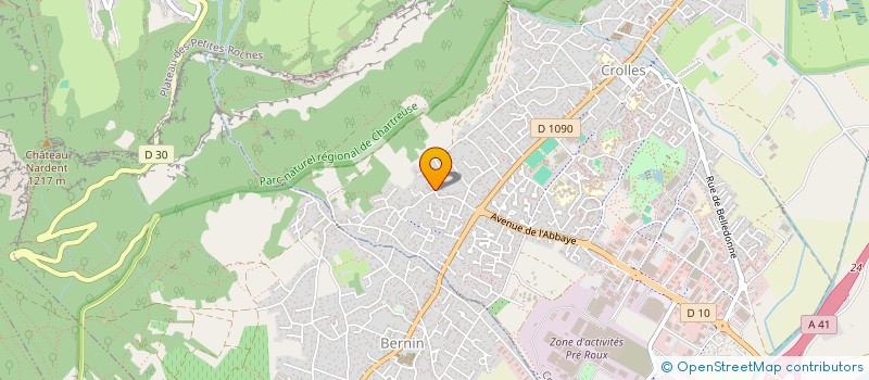 localisation de l'entreprise IVEIGA à CROLLES