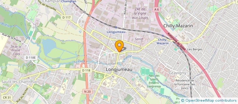 localisation de l'entreprise IVELEC MULTISERVICES à LONGJUMEAU