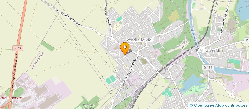 localisation de l'entreprise IVEP  VENDIN-LE-VIEIL