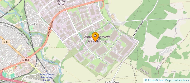 localisation de l'entreprise IVEPRO  SAINT-OUEN-L'AUMONE