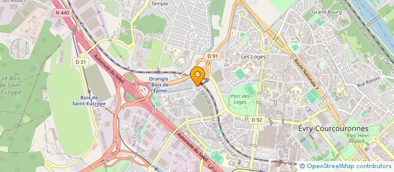 localisation de l'entreprise IVETEC ENERGY SOLUTIONS  EVRY-COURCOURONNES