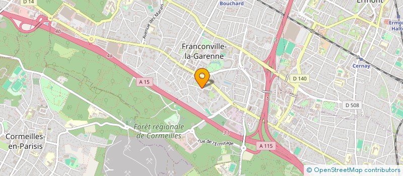 localisation de l'entreprise IVI&CO  ERMONT