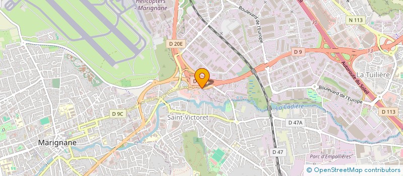 localisation de l'entreprise IVI IMMO  SAINT-VICTORET