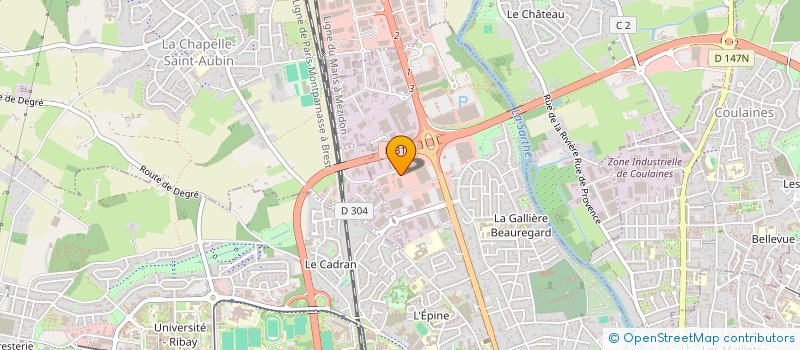 localisation de l'entreprise IVIDEOCONCEPT à LE MANS