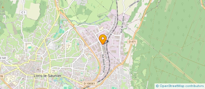 localisation de l'entreprise IVISION TECH FRANCE à LONS-LE-SAUNIER