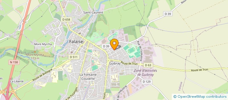 localisation de l'entreprise IVL IMPORT VENTE LOCATION  FALAISE