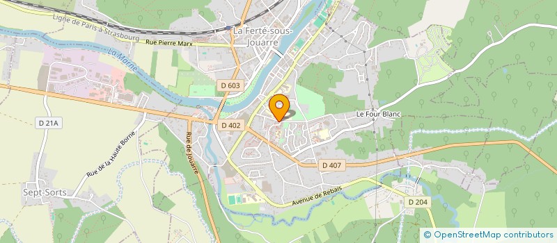 localisation de l'entreprise IVM à LA FERTE-SOUS-JOUARRE