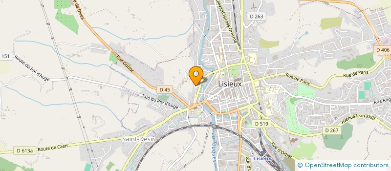 localisation de l'entreprise IVM à LISIEUX