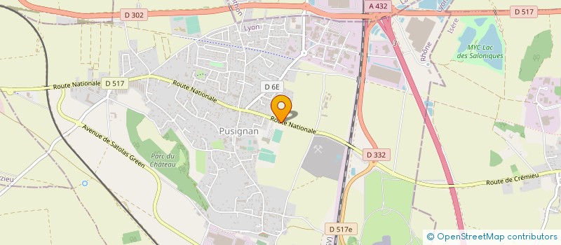 localisation de l'entreprise IVM RENOVATION  PUSIGNAN