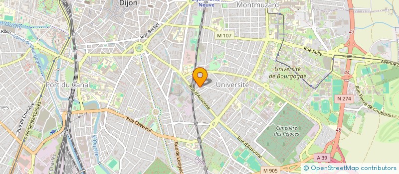 localisation de l'entreprise IVOIR'4 EXPRESS à DIJON