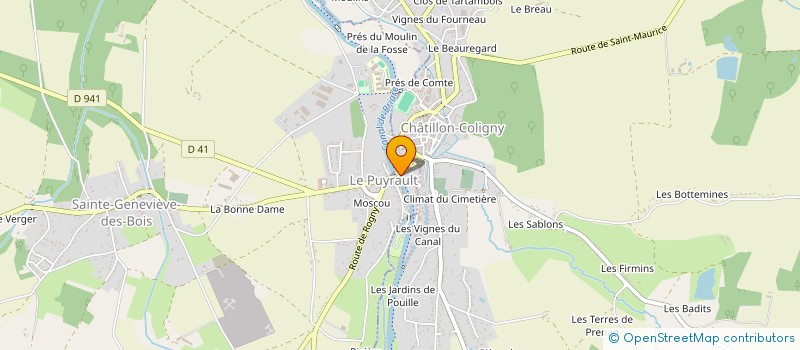 localisation de l'entreprise IVOIR IMPACT CLUB à CHATILLON-COLIGNY