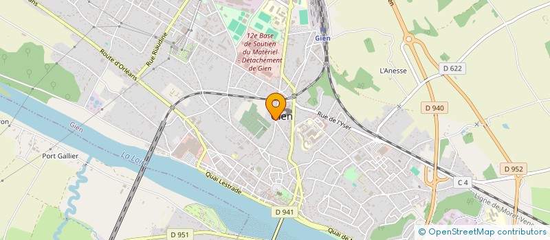 localisation de l'entreprise IVOIRE à GIEN
