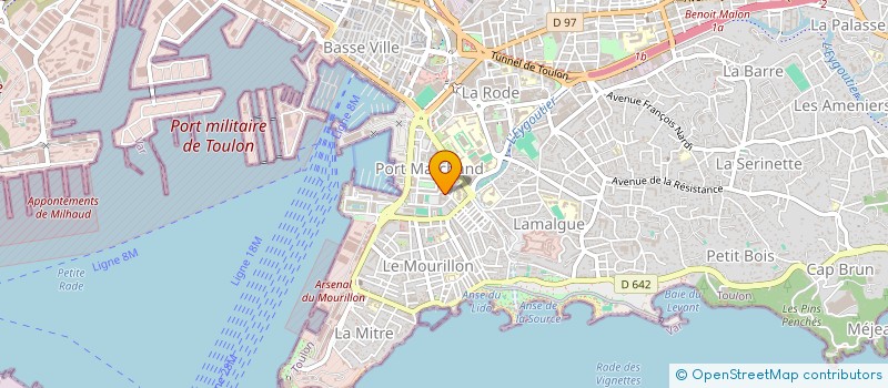 localisation de l'entreprise IVOIRE  TOULON