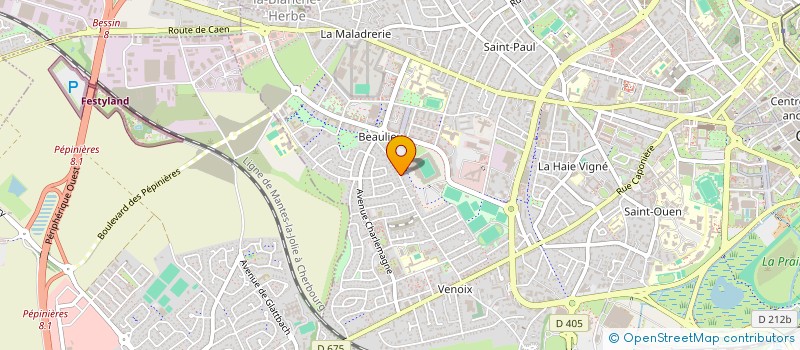 localisation de l'entreprise IVOIRE à CAEN
