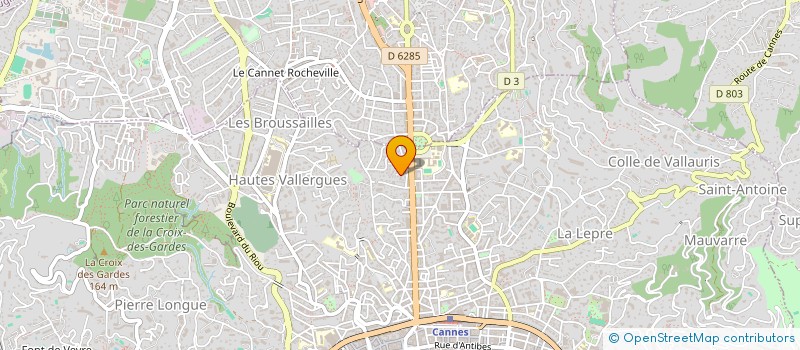 localisation de l'entreprise IVOIRE à CANNES