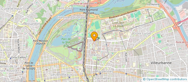 localisation de l'entreprise IVOIRE ALOCODROME  VILLEURBANNE