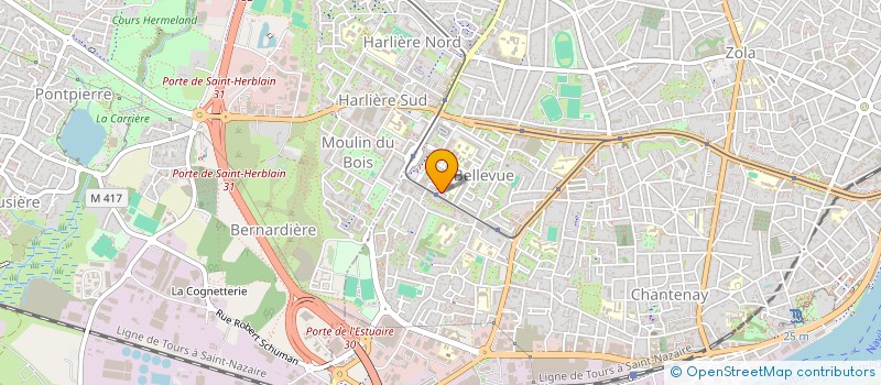 localisation de l'entreprise IVOIRE EXPRESS à NANTES