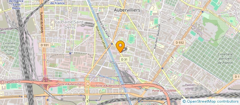 localisation de l'entreprise IVOIRE FASHION à AUBERVILLIERS