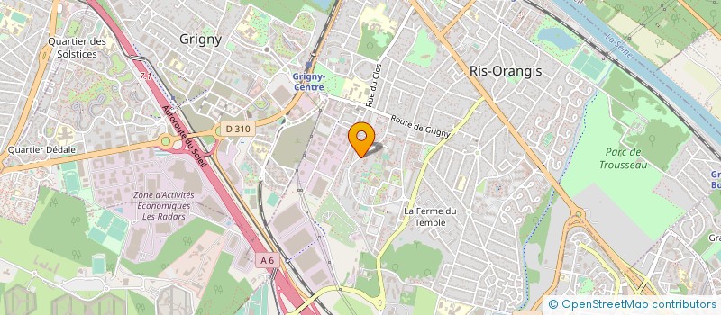 localisation de l'entreprise IVOIRE FRET SERVICES à RIS-ORANGIS