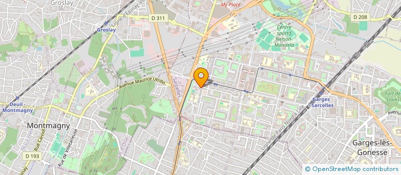 localisation de l'entreprise IVOIRE PLUS à SARCELLES