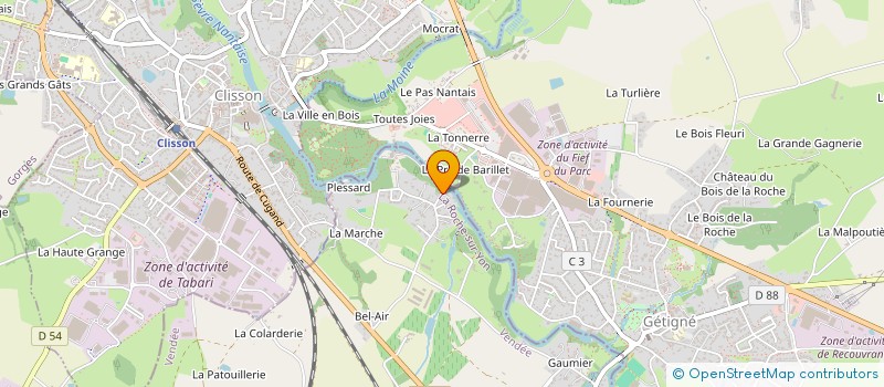 localisation de l'entreprise IVOLT  CUGAND