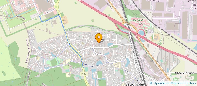 localisation de l'entreprise IVORY COAST EDITIONS  SAVIGNY-LE-TEMPLE