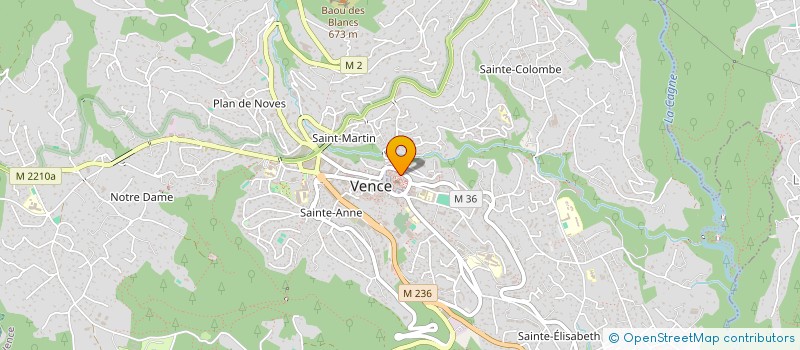 localisation de l'entreprise IVORY INVEST  VENCE