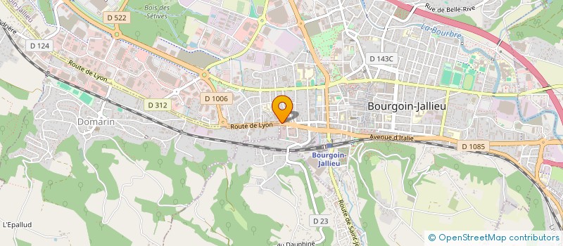 localisation de l'entreprise IVORY SECURITE PRIVEE  BOURGOIN-JALLIEU