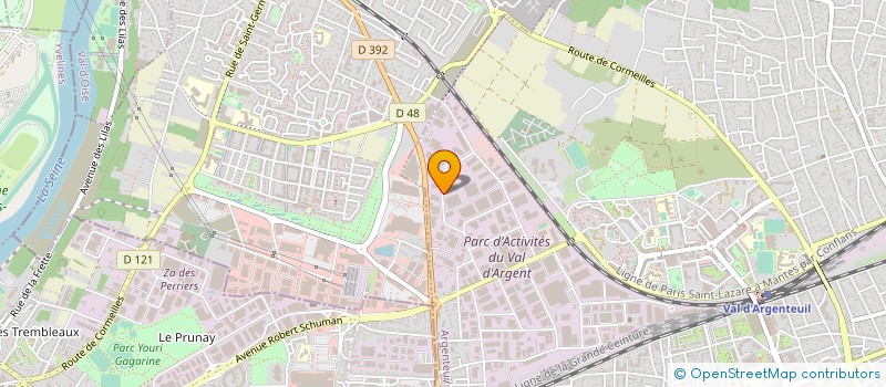 localisation de l'entreprise IVOSTUD SAS à ARGENTEUIL