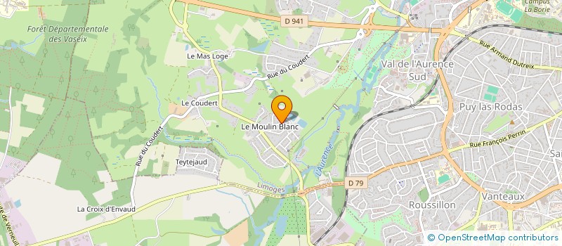 localisation de l'entreprise IVOUCHKI à LIMOGES
