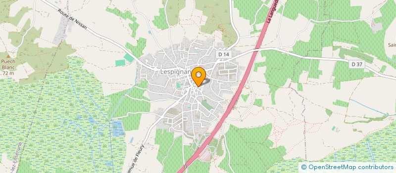 localisation de l'entreprise IVRESS IMMO  LESPIGNAN